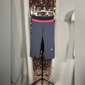 Tuff Athletic Pink Grey Colette Style Leggings Size XS